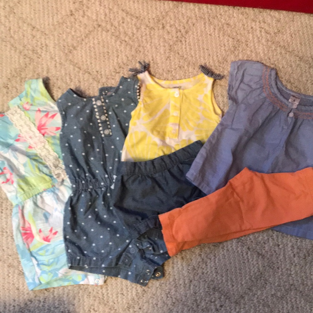 4 piece 6 month summer Carter’s lot